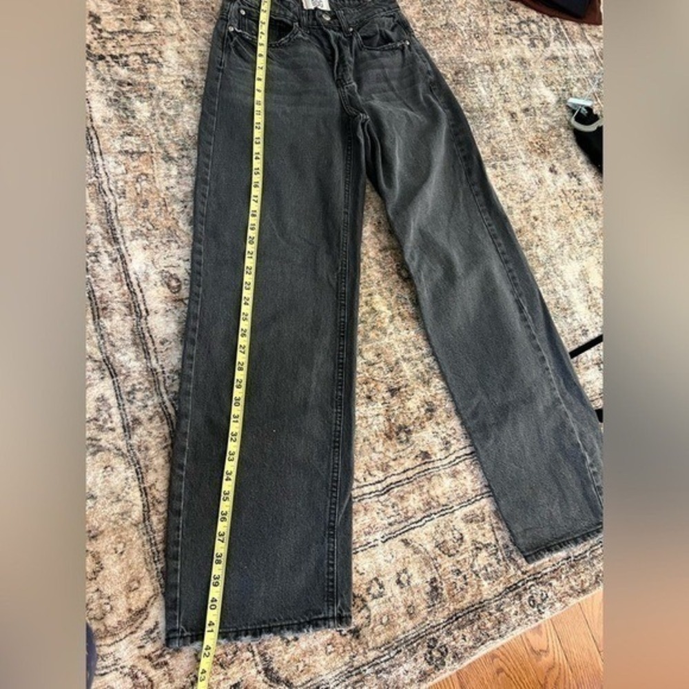 BDG Urban Outfitters Women Tapered Baggy Pants 24 Gray Hi-Rise Streetwear Casual - Picture 14 of 16
